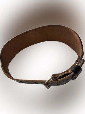Vintage Leather Weight Lifting Belt